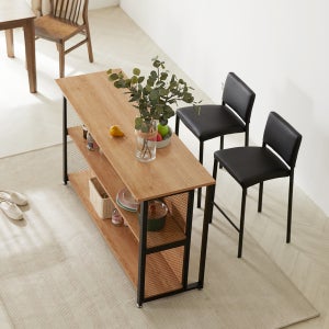 티에스퍼니처 홈바 테이블 아일랜드식탁 1200mm, 아카시아