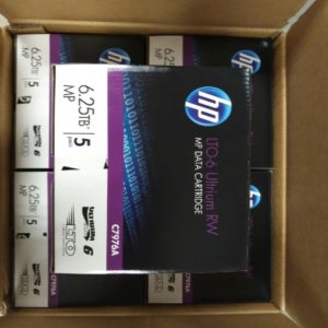 새로운 라이센스 HP C7976A 테이프 LTO-6 6.25T 데이터 백업 테이프 LTO6