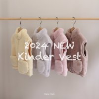 (당일발송) 히얼아이엠 킨더베스트 후리스 조끼 (XS-JL, 9color)