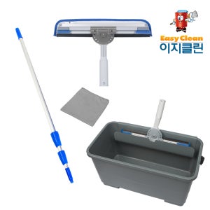 웨그테일 스퀴지 신형 하이플라이어 35cm 유리창닦이 26리터 세트 사업장유리창문청소도구
