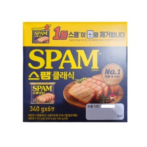 CJ 스팸 클래식 340gx6캔