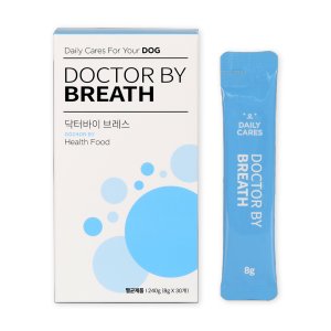 닥터바이 브레스 강아지 기관지 영양제 기침 호흡기 켁켁거림 30개입, 1개