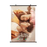 중드 니시아적영요 굿즈 우도 교정정 양양 디리러바 천사진 60x40cm 브로마이드 벽걸이용 패브릭 포스터 7종