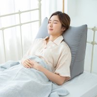 삼각등받이쿠션 침대헤드 허리 발 미니 다리베개 삼각쿠션