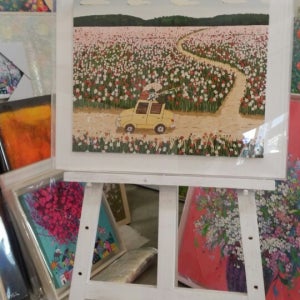 가을맞이 풍경화 거실인테리어액자-90cm 유명화가의 아트프린트 (고급아크릴관액자포함)