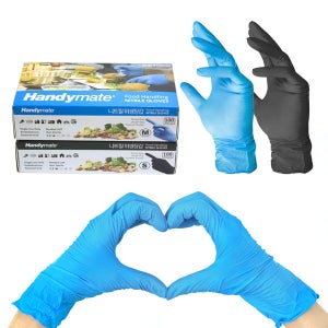 두꺼운 니트릴 장갑 100매 만능 쉐프 셰프 요리장갑 조리용 일회용 요리용 글러브