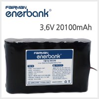 리튬이온 18650 배터리팩 3.6V 20100mAh (F9 1S6P) 페어맨 에너뱅크