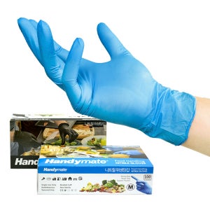 니트릴 장갑 100매 만능 쉐프 셰프 요리장갑 요리용 조리용 일회용 글러브