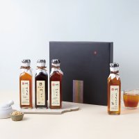 성명례 명인 발효 4종세트 (맥어간장, 맥솔잎사과초, 황금빛맥간장, 맥매실청) 명인간장 집간장 재래식간장