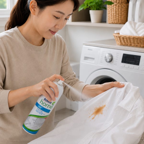 암웨이 프리워시 얼룩 제거제 흰옷 와이셔츠 찌든때