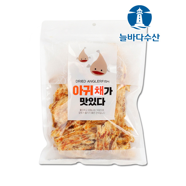 국내가공 무방부제 구운 아귀채 250g 순살 통마리꼬리 아귀포채 술안주 구운아귀포