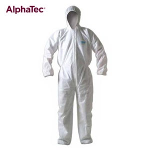 알파텍-MG1500 원피스 보호복 화이트 Type5&6
