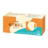 동서 맥심 슈프림골드 20T 일회용 믹스 커피 신제품