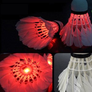 야광 LED 셔틀콕 야간 야외 배드민턴공 배드민턴 콕 용품