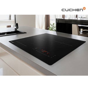 쿠첸 3구 인덕션 전기레인지 CIRB3IH3312FLBI 플렉스존 전기쿡탑 고화력 매립형