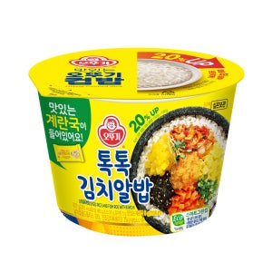 오뚜기 컵밥 톡톡 김치알밥 계란국 227g 즉석밥