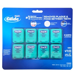 오랄비 글라이드 치실 민트향 40m x 8개/코스트코 치실