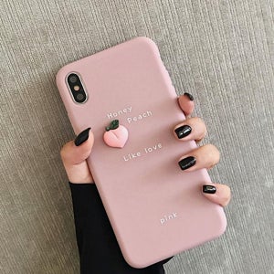 아이폰X 실리콘 케이스 예쁜 과일 파스텔 얇은 소프트 TPU 젤리 아이폰XR XS MAX