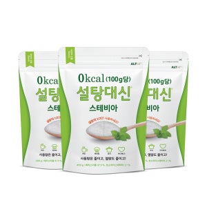 설탕대신 스테비아 400gx3팩 에리스리톨 대체설탕 0Kcal
