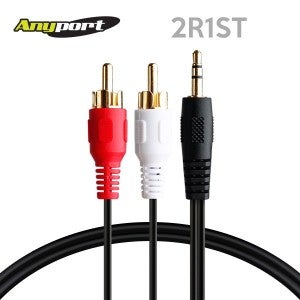 엘디네트웍스 Anyport 스테레오 3.5파이 to 2RCA 3M [AP-2R1ST030]