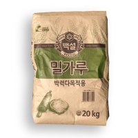 백설 박력 다목적용 박력분 밀가루 20kg