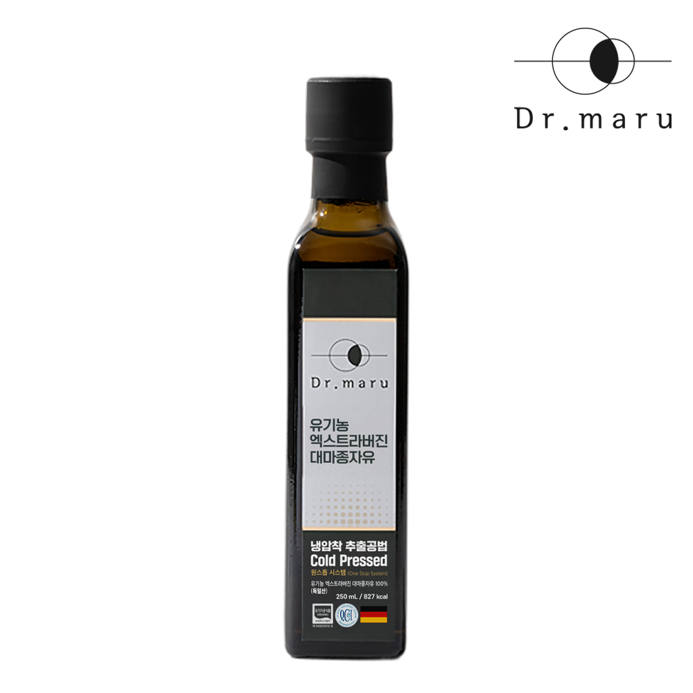 <b>대마종자유</b> 유기농 <b>대마씨</b>유 100% <b>햄프씨드</b> 닥터마루 250ml