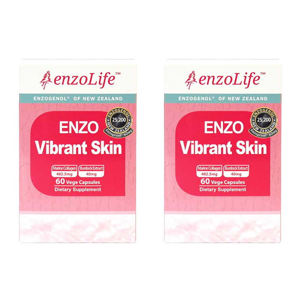 뉴질랜드 <b>엔조라이프 비타민C</b> 마린콜라겐 482.5mg 60정 2개