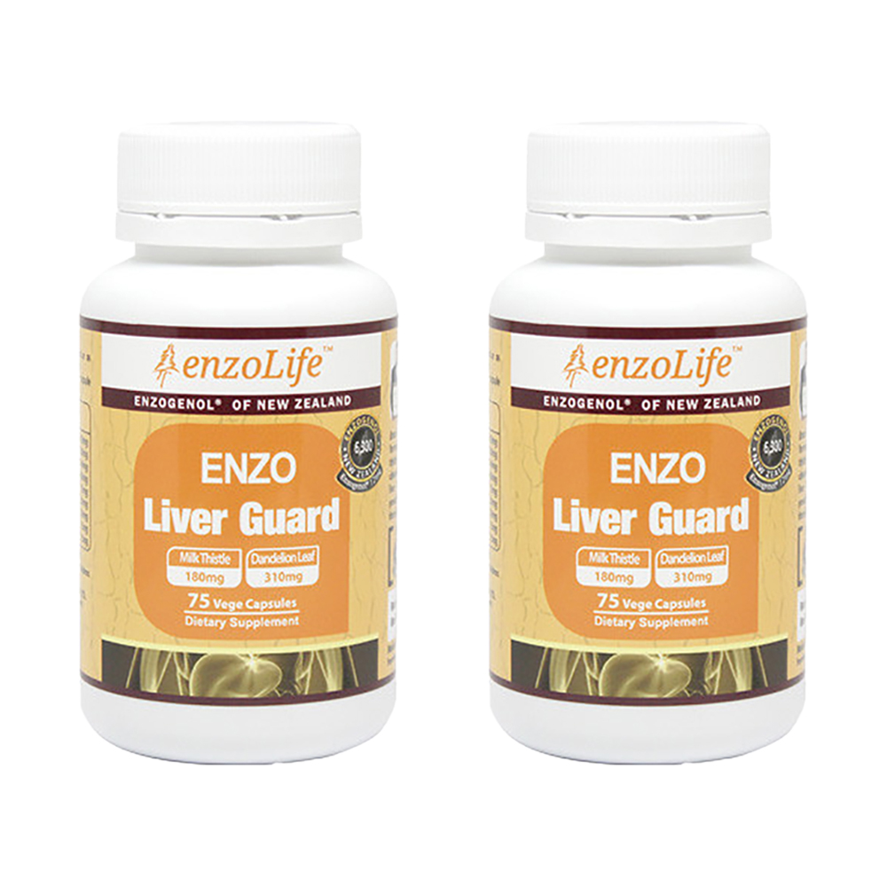 뉴질랜드 <b>엔조라이프</b> 밀크씨슬 민들레잎 추출 490mg 75정 2개