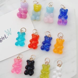 무배 14K 골드 곰돌이 하리보 젤리곰 펜던트 목걸이