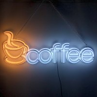 네온사인 오픈간판 카페 입구 창문 포인트 LED cafe 커피 간판