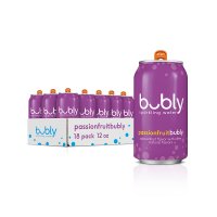 bubly 버블리 패션 프루츠 후르츠 탄산수 355ml 18개 스파클링 워터 Sparkling Water Passionfruit