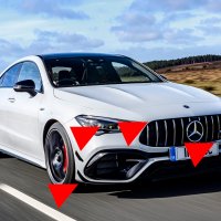 벤츠 CLA45AMG 나이트에어로 패키지 세트 W118