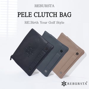 골프 가죽클러치백 리버스타 펠레클러치 이탈리아레더