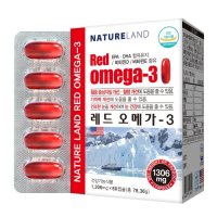 네이처랜드 레드 오메가-3 1306mg x 60캡슐