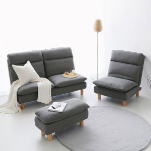 1 2 3 4 인 용 좌식 3단 수동 패브릭 리클라이 너 닝 좌식 쇼파 소파 체어