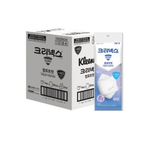 크리넥스 안심케어 컴포트핏 KFAD비말차단기능 대형 50매