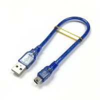 mini usb cable 5핀 C타입 페라이트 코어 0.3m