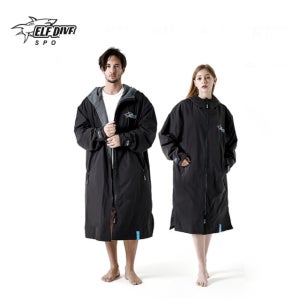 엘프 ELF DIVE WINDBREAK JACKET 블랙 그레이 윈드브레이크 방풍 자켓