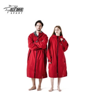 엘프 ELF DIVE WINDBREAK JACKET 레드그레이 윈드브레이크 방풍 자켓