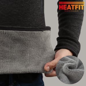 히트핏 융 기모 남자 내복 성인 발열 내의 겨울 두꺼운 상의 하의 양모 타이즈 남성 히트택