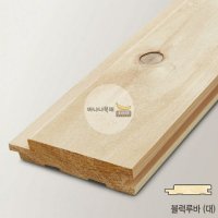 바나나목재 북미산 적삼목 유절 블럭루바(대) 18X89X2400mm (10개묶음)옹이있음