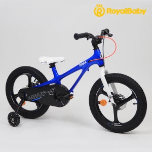 로얄베이비 문5 프로 유아 어린이 자전거 40.6cm(16인치), 블루