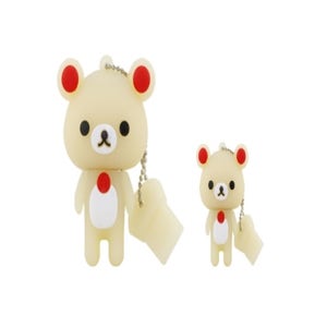 대용량 특이한 USB 베이지 리락쿠마 캐릭터 32GB 메모리 귀여운 유에스비 기념품