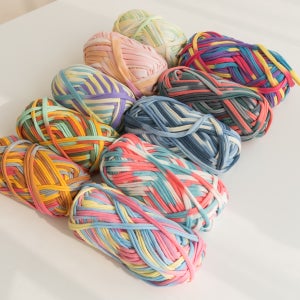 가방 인형 뜨는 손 코바늘 그라데이션 뜨개 털 폴리 에스터 실