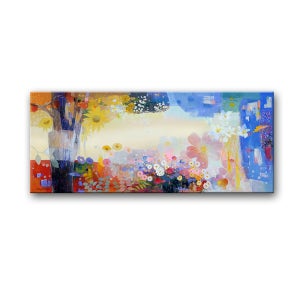 조중일 작가 추상화 그림 캔버스 액자 소형 80x34cm