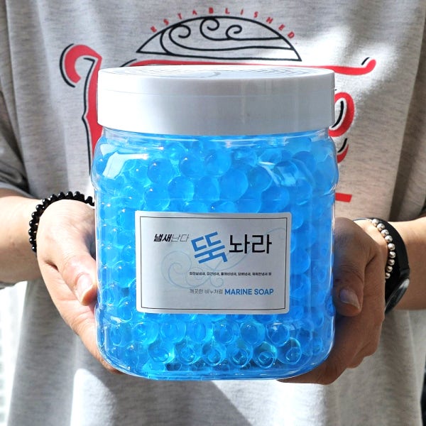 뚝놔라 고체 화장실 탈취제 담배 집안 방 홀애비 남자방 냄새 제거 악취뚝 마린소프1.2kg
