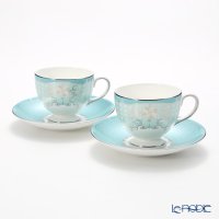 Wedgwood 웨지우드 프쉬케 리 티컵 찻잔 소서 2인조 선물 세트