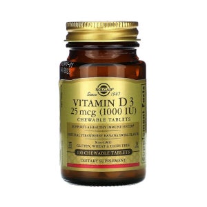 솔가 비타민 디 쓰리 D3 1000IU 츄어블 100정