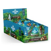 마우나로아 마카다미아 17g 24팩 다크 초콜릿 maunaloa CHOCOLATE COVERED MACADAMIAS DARK CHOCOLATE