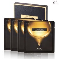 AHC 프로 바이탈 골든 앰플 마스크 25g x 4ea 주름 미백팩